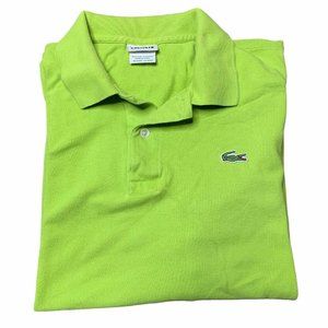 Lacoste Polo Shirt Size XL Green 7 Short Sleeve